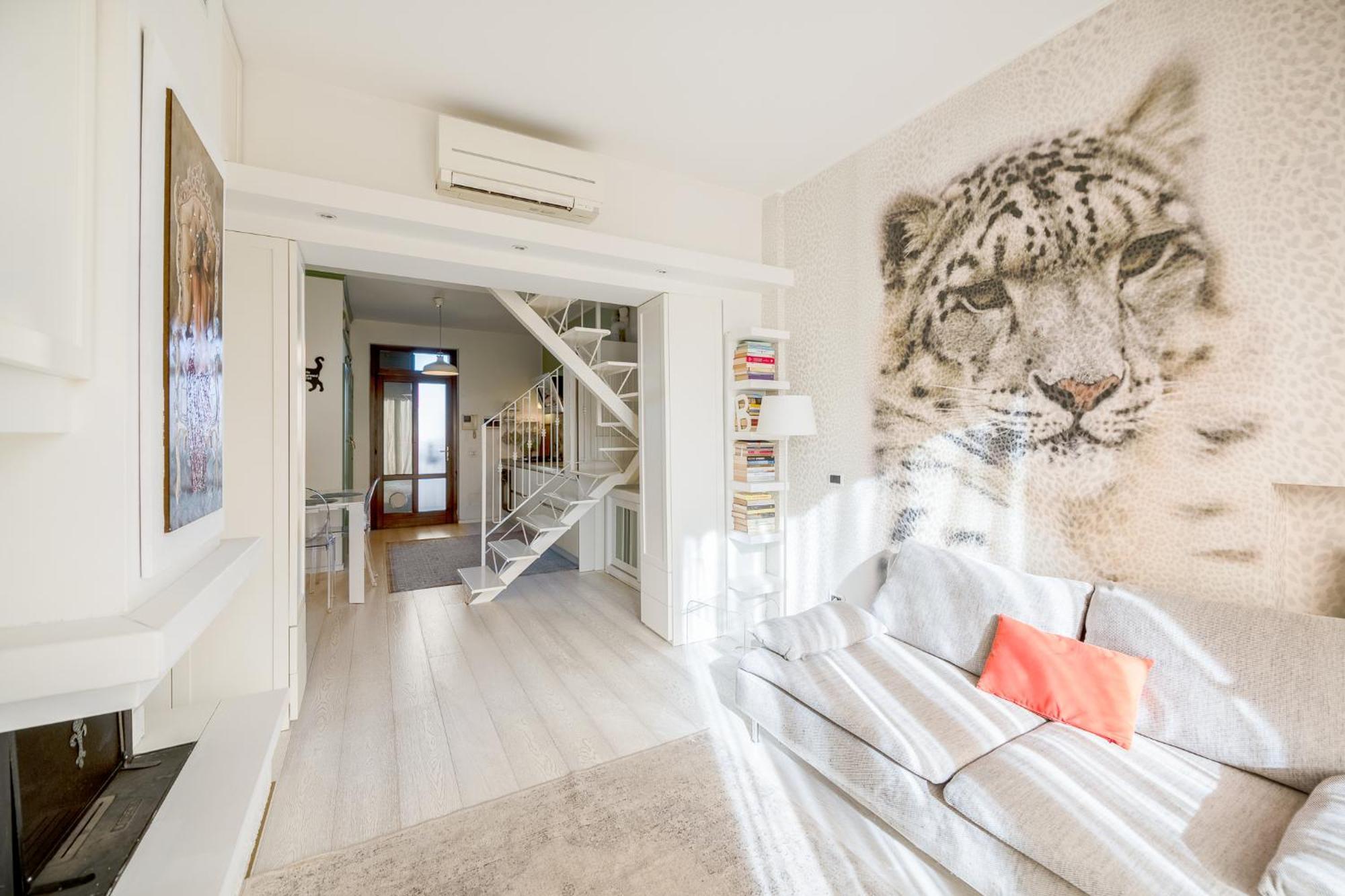 Bright Loft - Free Private Parking Apartment Milano Ngoại thất bức ảnh
