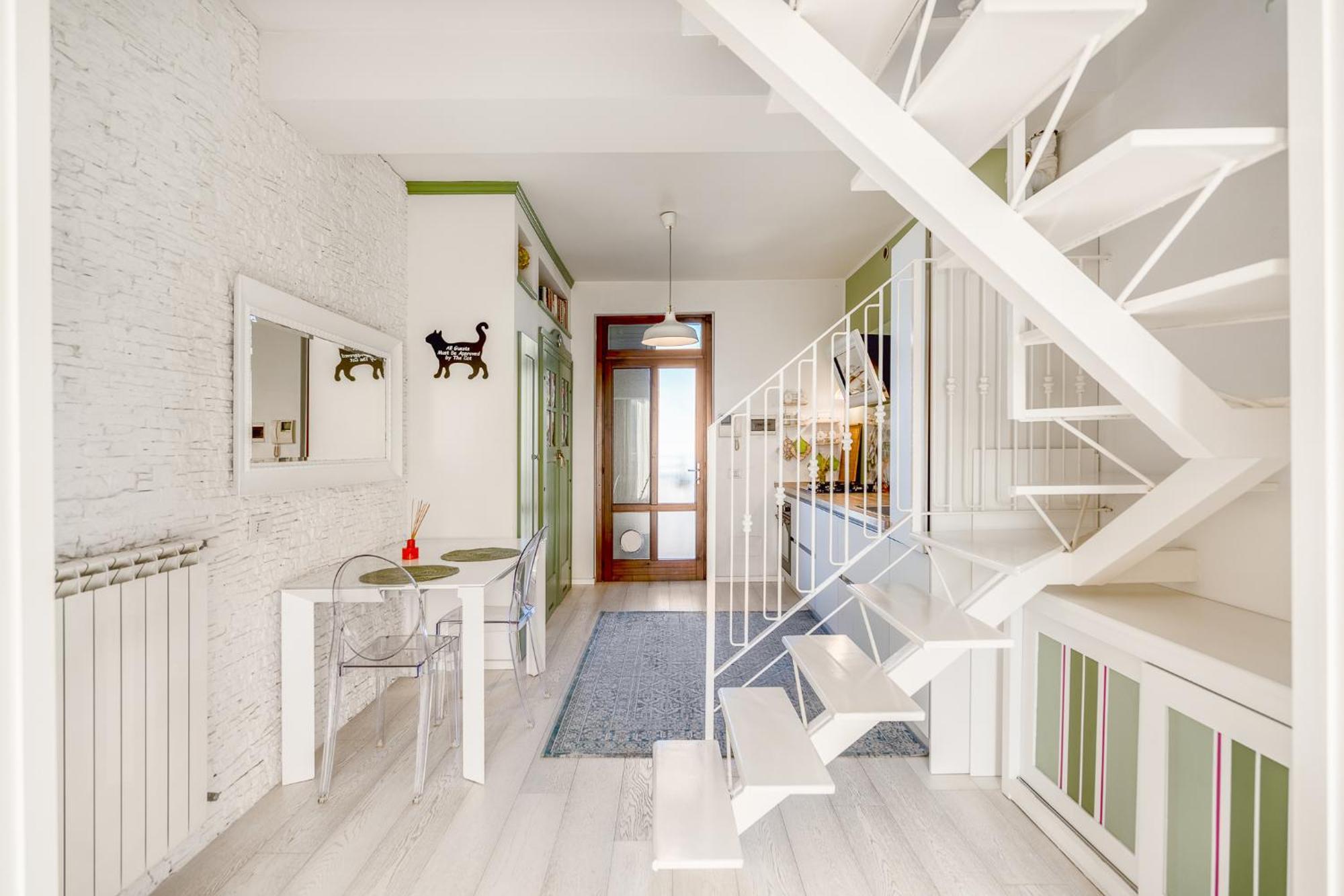 Bright Loft - Free Private Parking Apartment Milano Ngoại thất bức ảnh