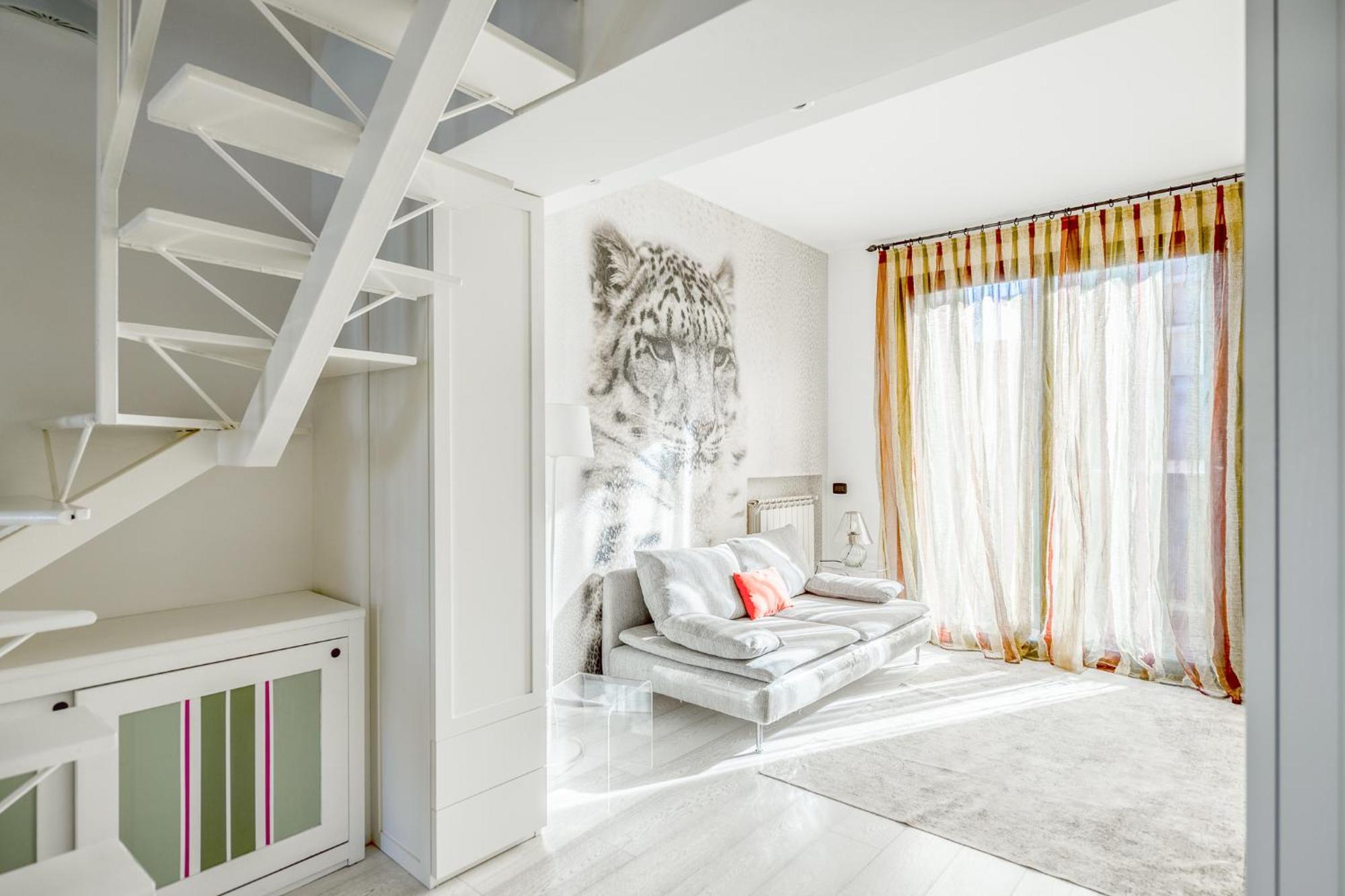 Bright Loft - Free Private Parking Apartment Milano Ngoại thất bức ảnh
